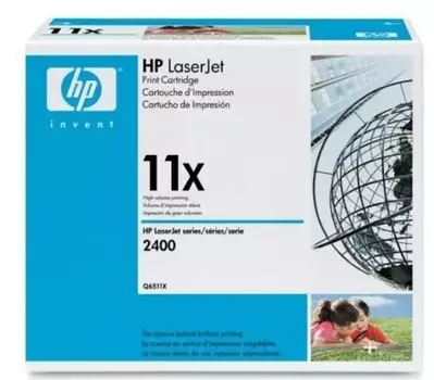 Тонер-картридж HP 11 Q6511XD черный (2x12000) для LJ 2410/20/30, двойная упаковка (1 коробка)