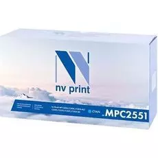 Тонер-картридж NVP NV-MPC2551C для Ricoh MP C2051/C2051AD/C2551/C2551AD, 9500k, синий