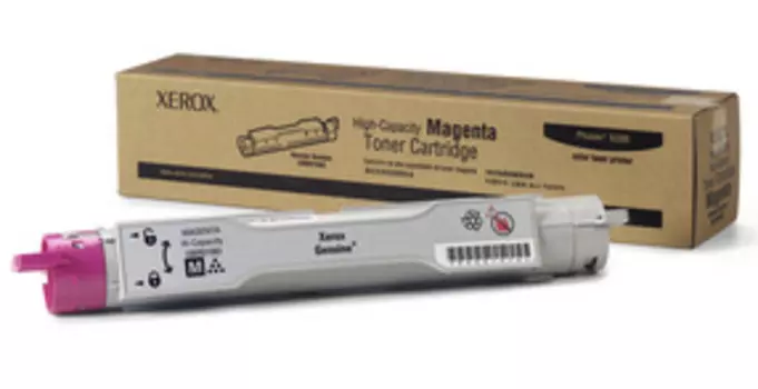 Тонер-картридж Xerox 106R01083 для Phaser 6300, 7 000 копий, большой ёмкости, малиновый