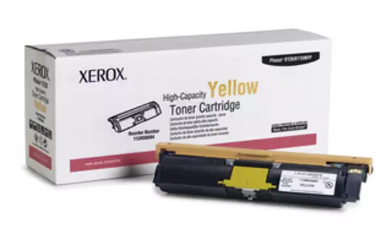 Тонер-картридж Xerox 113R00694 для Phaser™6120/6115MFP, 4.500 копий, жёлтый
