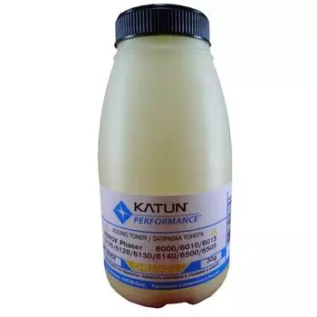 Тонер Katun KT-805Y XEROX Phaser 6000/6010/6015/6125/6128/6130/6140/6500/6505 Yellow, химический (фл. 30г) Katun фас.Россия