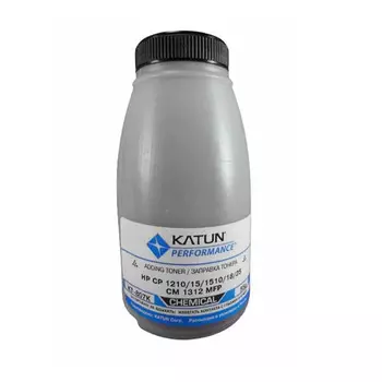 Тонер Katun KT-807K для картриджей CB540A/CE320A/CF210A/CF210X Black, химический (фл. 55г) фас.Россия