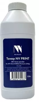 Тонер NVP NV-252-PR-250GY для HP 252, CF402A, W2032A/X, W2072A, W2212A/X, W2412A, M252, M274, M277, 150, 178, 179, M255, M282, M283, M182, M183, yell
