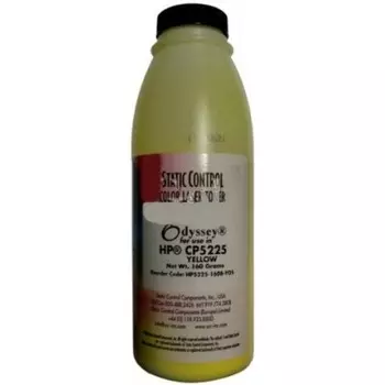 Тонер Static Control HP5225-160B-YOS HP CLJCP5225 Yellow (Odyssey) 160г/фл.
