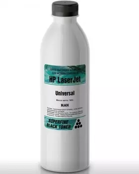Тонер SF-UBk-500 Тонер HP Color LJ Universal бутылка 500 гр Black SuperFine