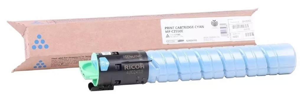 Тонер-туба Ricoh тип MP C2550E 842472 голубой (5 500 страниц) для Aficio MP C2030/C2530/C2050/C2550 (842060)