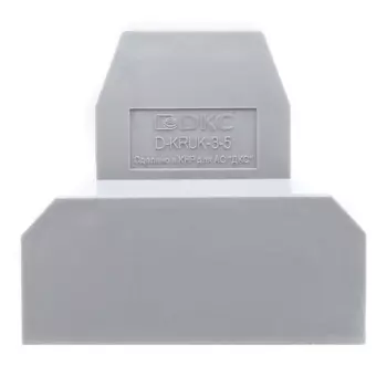 Торцевой изолятор DKC D-KRUK-3-5 для клемм KRUK-3-5, "Nuputuk"