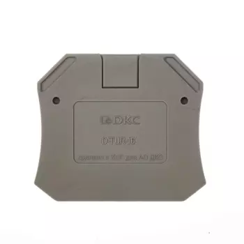 Торцевой изолятор DKC D-TUR-16 для клемм TUR-16, "Nuputuk"