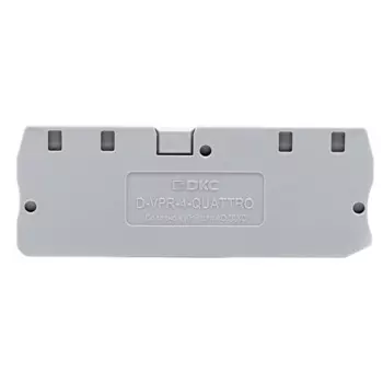 Торцевой изолятор DKC D-VPR-4-QUATTRO для клеммы VPR-4-QUATTRO, "Nuputuk"