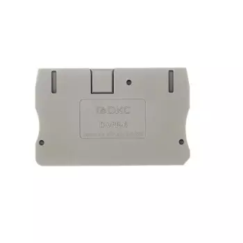 Торцевой изолятор DKC D-VPR-6 для клеммы VPR-6, "Nuputuk"