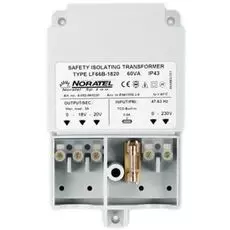 Трансформатор SATEL TR 60 VA 230 V/20 AC, 60 VA для корпусов: OPU-3 P, OPU-4P, OPU-4PW в пластиковом корпусе, колодка предохранителей, с защитой от вл