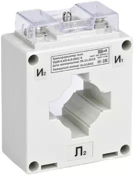 Трансформатор тока DEKraft 50138DEK ТШП-0,66 0,5 300/5 5ВА, диаметр 30мм