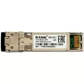 Трансивер D-link 433XT/A1A SFP+ с 1 портом 10GBase-ER для одномодового оптического кабеля (до 40 км)