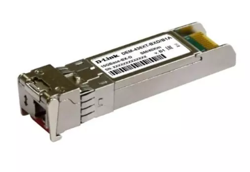 Трансивер D-link 436XT-BXD/20KM/B3A WDM SFP+ Transceiver, 10GBase-ER, Simplex LC, TX: 1330nm, RX: 1270nm, Single-mode, 20KM