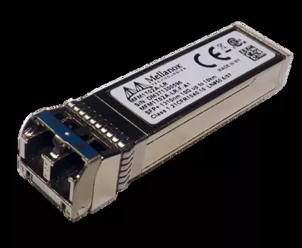 Трансивер MELLANOX TECHNOLOGIES MFM1T02A-LR ETH 10GbE, 10Gb/s, SFP+, LC-LC, 1310nm, LR up to 10km