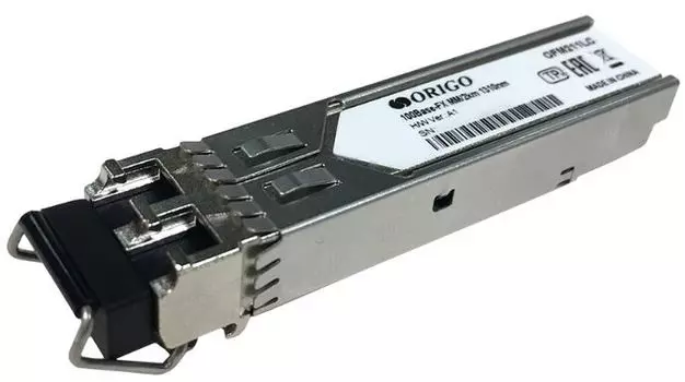 Трансивер ORIGO OFM211LC/A1A 1x100Base-FX для многомодового оптического кабеля (до 2 км, разъем Duplex LC)