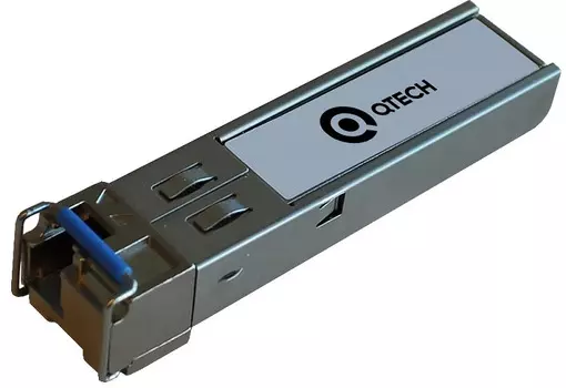 Трансивер QTECH QSC-SFP40GEW-5531-DDM 40км, 1,25Гбит/с, Tx=1550/Rx=1310нм, LC, DFB, SM, DDM