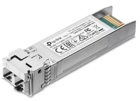 Трансивер TP-LINK SM5110-SR 10G SFP+ Module, LC connector, 50/125um or 62.5/125um Multi-mode, 850nm wavelength, distance up to 300m.