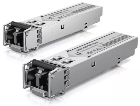 Трансивер Ubiquiti UACC-OM-MM-1G-D-2 многомодовый оптический модуль 1 Гбит/с, 550 м, (комплект 2шт)