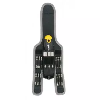 Трещотка Felo 06071604 поворотная Ergonic K с набором бит в чехле, 16 шт