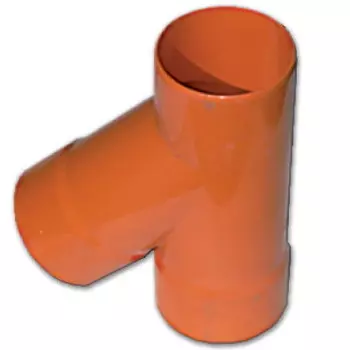 Тройник DKC 019140 для двустенных труб, 45град., полипропилен, д.140