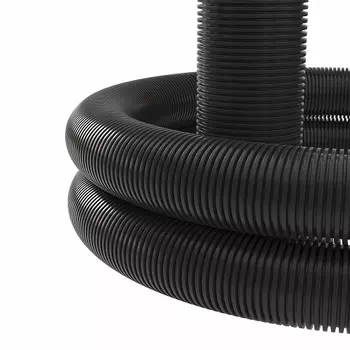 Труба DKC 121950A гибкая двустенная для кабельной канализации д.50мм с протяжкой, SN13, в бухте 100м, цвет черный