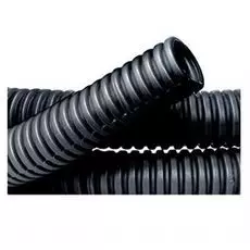 Труба гофрированная DKC 71716 ПНД d16мм, гибкая, лёгкая, с протяжкой, цвет чёрный "Octopus" (уп.100м.)