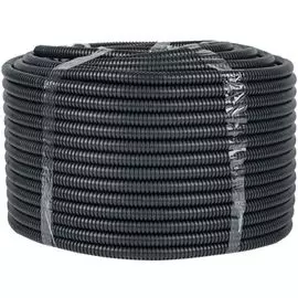 Труба гофрированная EKF FRHF-16 FRHF d16мм с протяжкой черн. (уп.100м) Plast PROxima