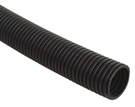 Труба гофрированная IEK CTG20-32-K02-025-1 ПНД 32 мм с протяжкой черная (25 м)