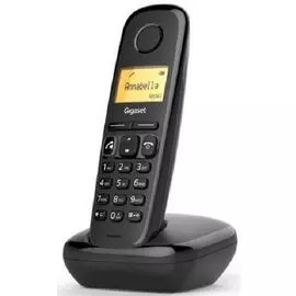 Дополнительная трубка DECT Gigaset A270H HSB RUS S30852-H2864-S301 черная для A170/270