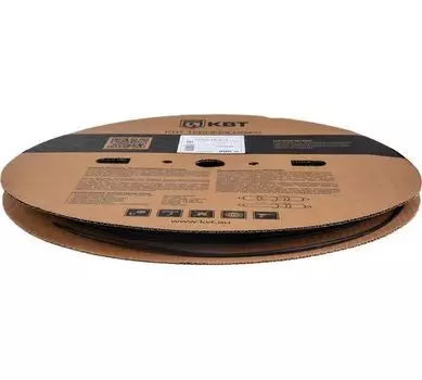 Трубка КВТ 60084 ТУТнг-LS-2/1 черная (уп.200м)