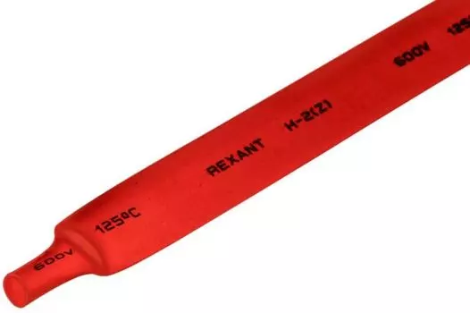 Трубка термоусадочная Rexant 20-9004 ТУТ нг 9,0/4,5мм, красная, упаковка 50 шт. по 1м