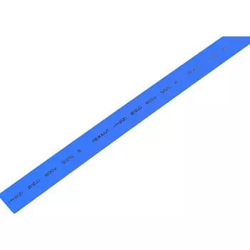 Трубка термоусадочная Rexant 21-2005 ТУТ нг 12,0/6,0мм, синяя, упаковка 50 шт. по 1м