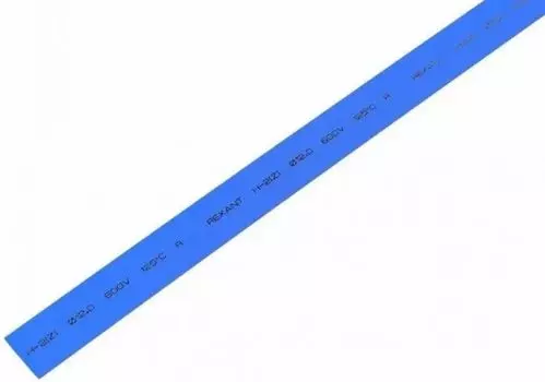 Трубка термоусадочная Rexant 21-3006 ТУТ нг 13,0/6,5мм, синяя, упаковка 50 шт. по 1м