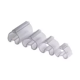 Трубочка прозрачная для гибкой маркировки DKC TUB1202FL 2,0-4,0 мм, длина 12 мм., "Quadro" (уп1000шт)