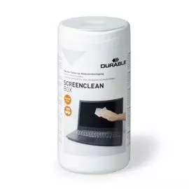 Туба Durable 573602 с салфетками для экранов SCREENCLEAN, 100шт./уп.