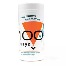 Салфетки Konoos KBU-100 для комп. техники, 100 шт. из нетканного полотна