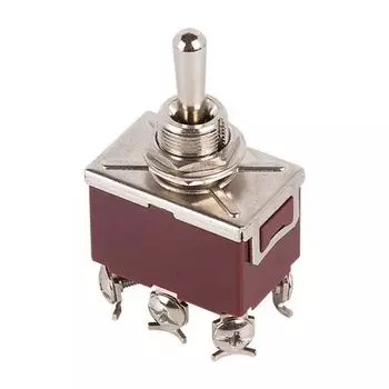 Тумблер Rexant 36-4172 250V 15А (6c) (ON)-OFF-(ON) двухполюсный (KN-223)