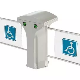 Турникет калитка CAME SALOON 605 (001PSSL605D) МГН моторизованная двухпроходная, корпус и планки - нержавеющая сталь