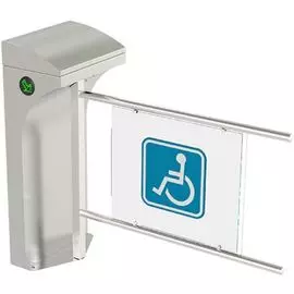 Турникет калитка CAME SALOON 605 (001PSSL605S) для МГН моторизованная, корпус и планки - нержавеющая сталь