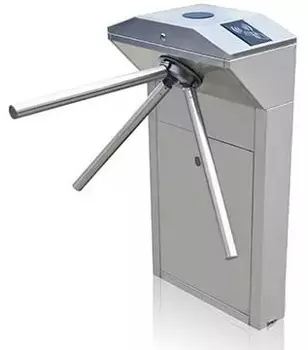 Турникет Smartec ST-TS100 электромеханический (трипод), окрашенная сталь, индикаторы прохода, преграждающие планки в комплекте, автоматическая система