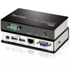 Удлинитель Aten CE700A-AT-G VGA/SVGA+Kbd/Mouse USB, 150 метр., HD-DB15+USB A-тип, Female, с KVM-шнуром, БП 220> 5.3V