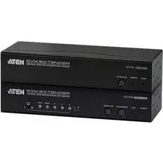 Удлинитель Aten CE775-AT-G 2xSVGA+KBD/MOUSE USB+AUDIO+RS232, 300 м, 1xUTP Cat5e, SPHD15+2xHD-DB15+2xUSB A-тип+2xMINI JACK+DB9, Female, с KVM-шнуром US