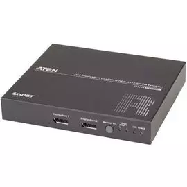 Удлинитель Aten CE924-AT-G extender, KVM USB, 2xDP+KBD&MOUSE USB+AUDIO+RS232, 100 метр., 1xUTP Cat5e/HDBaseT, 2x(DP+MINIJACK)+DB9+USB B-тип>3xUSB A-ти