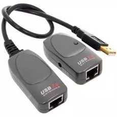 Удлинитель Aten UCE260-A7-G USB 2.0, 60 м, 1xUTP Cat5e, USB A-тип, Male/Female, без шнуров, БП 220&gt; 5V