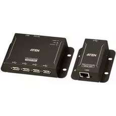 Удлинитель Aten UCE3250 USB 2.0, 50 м., 1xUTP, max data rate high-speed 480Mbps/full-speed 12Mbps/low-speed 1.5Mpbs, 1xUSB B+4xUSB A, бп 220/5V