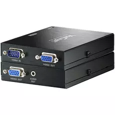 Удлинитель Aten VE170-AT-G extender, VGA/SVGA+AUDIO, 300 м, 1xUTP Cat5e, HD-DB15+MINI JACK, M+F>F, со шнуром VGA+AUDIO, БП 220> 5.3V