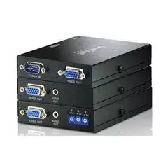 Удлинитель Aten VE170Q-AT-G SVGA+AUDIO, 300 м, HD-DB15+MINI JACK, M+F>F, со шнуром VGA+AUDIO, БП 220> 5.3V, (макс.разреш. 1920x1200 60Hz(150м)/1280x10