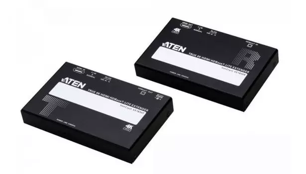 Удлинитель Aten VE1830-AT-G HDMI+RS232, 70 м., 1xUTP, макс.разр.4096x2160 60Hz 4:2:0 35м Cat5e/6;3840x2160 60Hz 4:4:4 35м Cat5e/6;1080p 70м Cat 6a/60м
