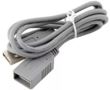 Удлинитель BION BXP-CC-USB2-AMAF-75CM/300 USB 2.0 A-A (m-f), 0.75м, серый